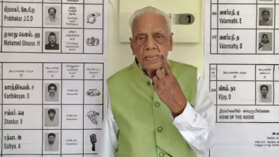 PM Modi Lauds 99-Year-Old HV Hande for Walking to Vote in Tamil Nadu