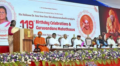 President Murmu Honors Shivakumara Swami as Pillar of Society and Nation