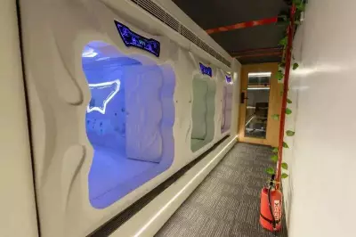 Pune Airport's New Sleep Pods & Lockers Offer Relief for Late-Night Flyers