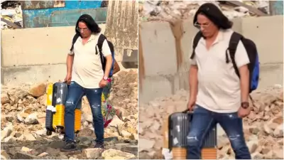 Rahul Roy's Unrecognizable Look with Long Hair Spotted in Mumbai