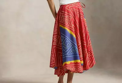 Ralph Lauren Faces Backlash Again for Bandhani-Inspired Skirt Priced at Rs 44,800