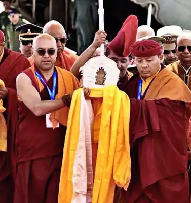 Sacred Buddha Relics Arrive in Ladakh for Exposition Starting May 1