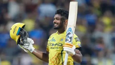 Sanju Samson Equals Rohit Sharma's IPL Century Record Against MI