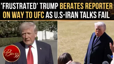 Trump Clashes With Reporter Over Iran Remarks, Dismisses Questions as 'Fake News'