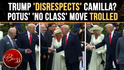 Trump Cuts in Front of Queen Camilla in Viral White House Clip Sparks Etiquette Debate
