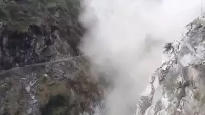 Under-Construction Bridge Collapses in Himachal Pradesh After Landslide