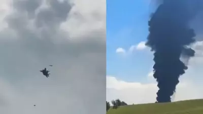 US F-15 Fighter Jet Attempts to Intercept Iranian Drones Over Iraq in Viral Video