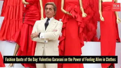 Valentino's Fashion Philosophy: Wear Only What Makes You Feel Alive