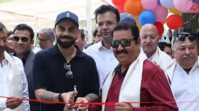 Virat Kohli Inaugurates Cricket Academy Run by Childhood Coach Rajkumar Sharma