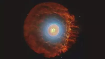 Webb Telescope Reveals Buckyballs and Strange Structures in Dying Star Nebula