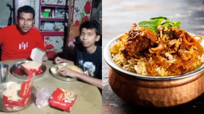 West Bengal Father's Biryani Surprise for Son Goes Viral, Redefining Fatherhood