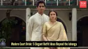 5 Elegant Bridal Outfits for a Simple Court Wedding Beyond the Lehenga