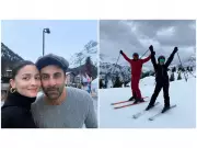 Alia Bhatt and Ranbir Kapoor Celebrate Fourth Wedding Anniversary in Snowy Retreat