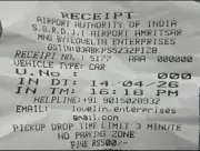 Amritsar Airport Parking Penalty Sparks Heated Dispute Over Rs 500 Fine