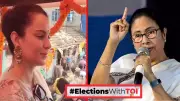BJP's Kangana Ranaut Leads Nandigram Roadshow, Intensifying Bengal Election Battle