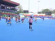 Chandigarh Dominates Hockey Gujarat with a Commanding 12-1 Victory in Division B
