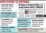 Chhattisgarh High Court Directs State to Implement Prison Reforms, Establish Open Correctional Institutions