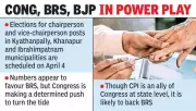 Congress, BRS, BJP Ramp Up Political Maneuvering for Telangana Municipal Posts