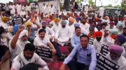 Congress Protests Police Action in Rajasansi, Demands Accountability
