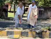 Damaged Streetlight Infrastructure Raises Safety Concerns in Garhshankar