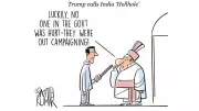DH Cartoon: Trump Labels India a 'Hellhole' in Controversial Remark
