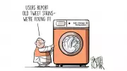 DH Cartoon: Washing Machine Satirizes Political Party Switches