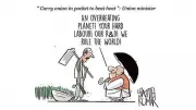 DH Toon: An Onion to Rule the World - Satirical Take on Global Politics
