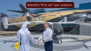 Dubai Unveils World's First Air Taxi Station, Revolutionizing Urban Mobility