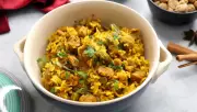 Easy Rajasthani Gatte Ka Pulao Recipe for Summer Dinner