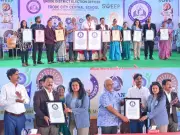 Erode City Central School Sets Twin World Records in Voter Awareness Campaign
