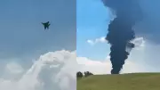 F-15 Fails to Intercept Iranian Shahed Drone, Viral Video Shows Pursuit and Explosion