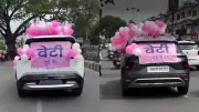 Father's Balloon-Car Surprise for Baby Girl's Birth Goes Viral Worldwide