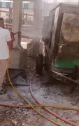 Fire at Sriganganagar Railway Station, Generator Set Gutted