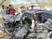 Four Killed in Horrific Head-On Collision on NH-68 in Barmer, Rajasthan