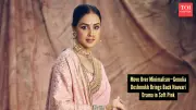 Genelia Deshmukh's Soft Pink Nauvari Saree: A Timeless Tribute to Marathi Heritage