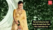 Genelia D'Souza Reinvents Paithani with South Indian Drape and Modern Elegance