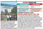 Hundreds of Forest Workers Protest Outsourcing in Chamarajanagar