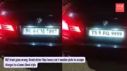 Hyderabad Doctor's James Bond-Style License Plate Flip Stuns Police