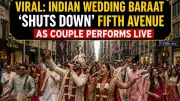 Indian Couple's Live-Singing Baraat Takes Over NYC's Fifth Avenue, Goes Viral