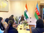 Indian Envoy Meets Final Evacuated Students from Iran via Azerbaijan