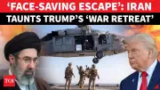 Iran Claims US Seeking 'Face-Saving' Exit From 'War Quagmire'