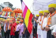 Jammu & Kashmir LG Manoj Sinha Flags Off Parshuram Jayanti Shobha Yatra in Jammu