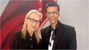 Karan Johar's Viral Phone Moment with Meryl Streep Ahead of Devil Wears Prada 2