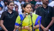 KCR's Daughter Kavitha Launches New Political Party Telangana Rashtra Sena
