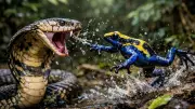 King Cobra vs Poison Dart Frog: A Hypothetical Battle of Venom and Toxin