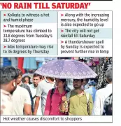 Kolkata Braces for Intense Heat and Humidity Surge After Brief Rain Respite