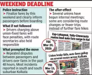 Kolkata Police Direct Auto Unions to Set Fares by Weekend Amid Passenger Disputes