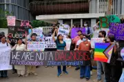 LGBTQIA+ Community Protests Transgender Act in Pune on Visibility Day