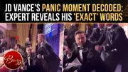 Lip Reader Reveals JD Vance's Panicked Words During WHCD Shooting