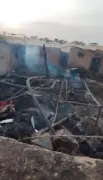 Massive Fire Destroys Huts in Jaisalmer Village, Farmer Loses Lakhs in Cash and Gold